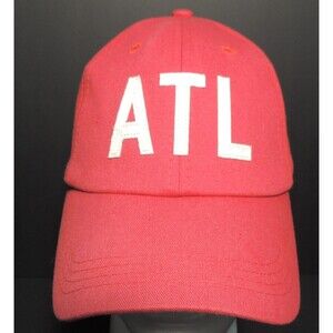 ATL Atlanta Hat Cap Red Strap Back The Merchant Atlanta USA Amazing Condition